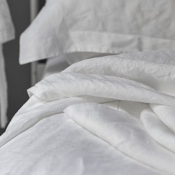 Pillowcase Oxford Linen Atlanta with Ruffled Bedding 
