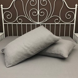 Pillowcase Classic Linen Atlanta Grey