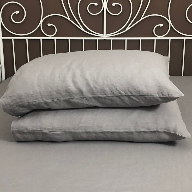Pillowcase Classic Linen Atlanta Grey