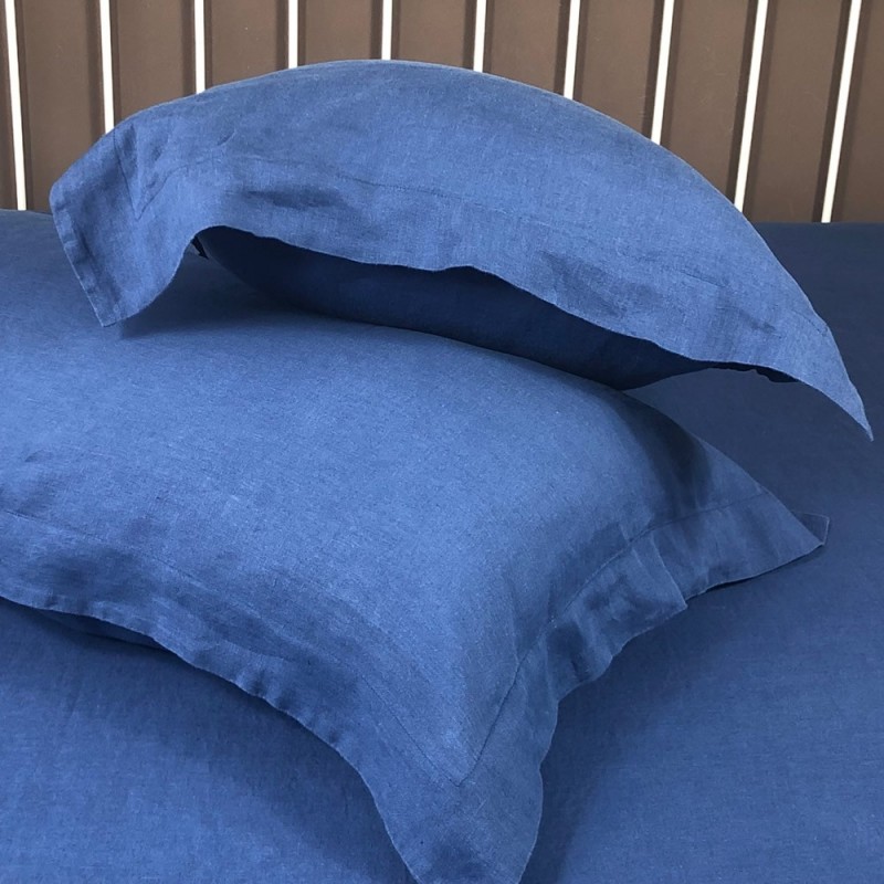 Pillowcase Oxford Linen Atlanta Blue